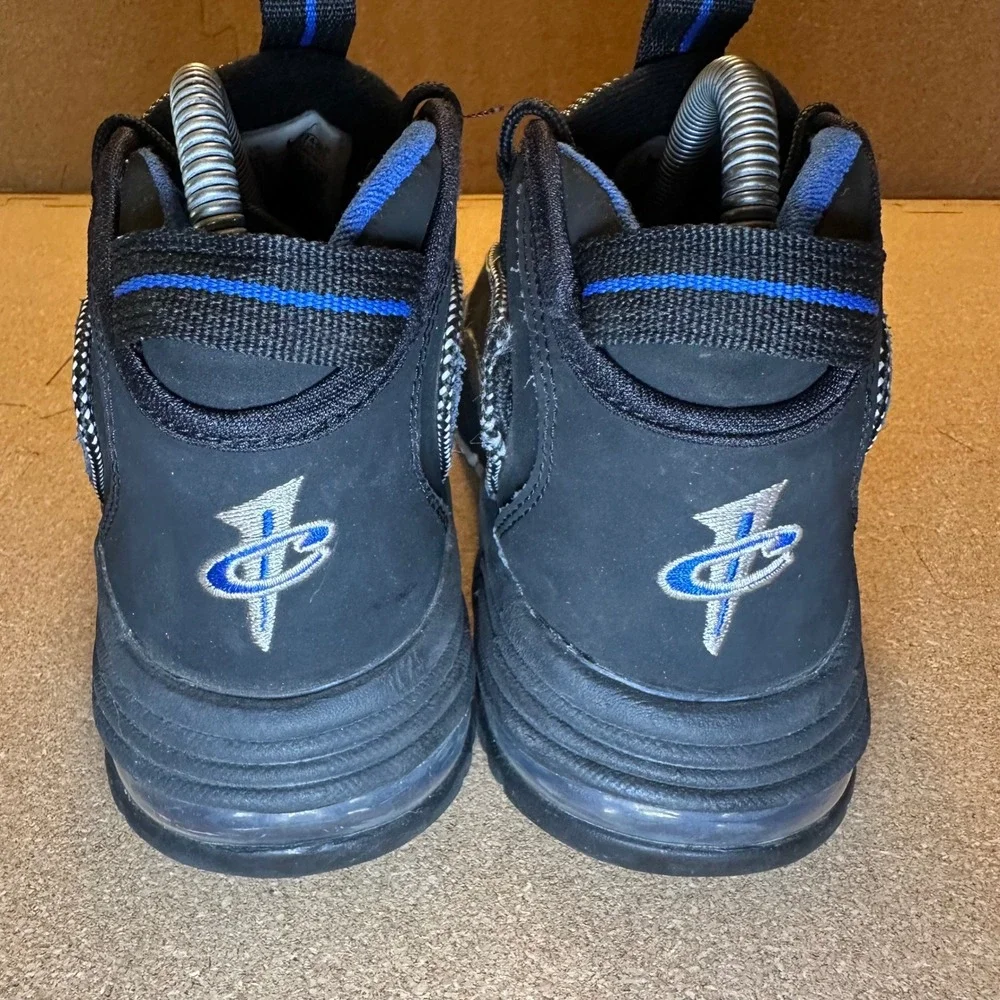 Nike Air Max Penny 1 Kids 5.5Y Black Blue Orlando DQ7774-001 Basketball Shoes